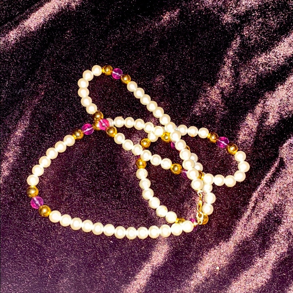 beads and purl necklace